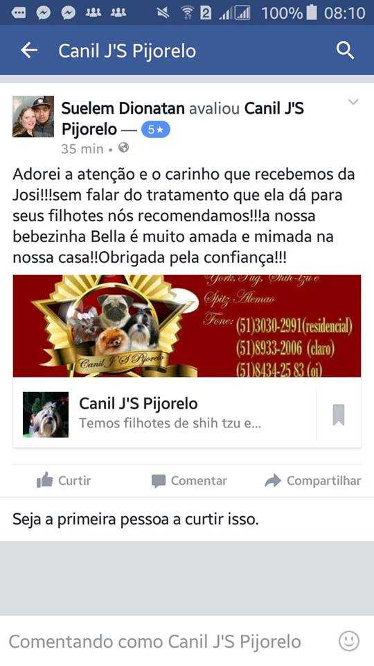 Avaliações do Canil