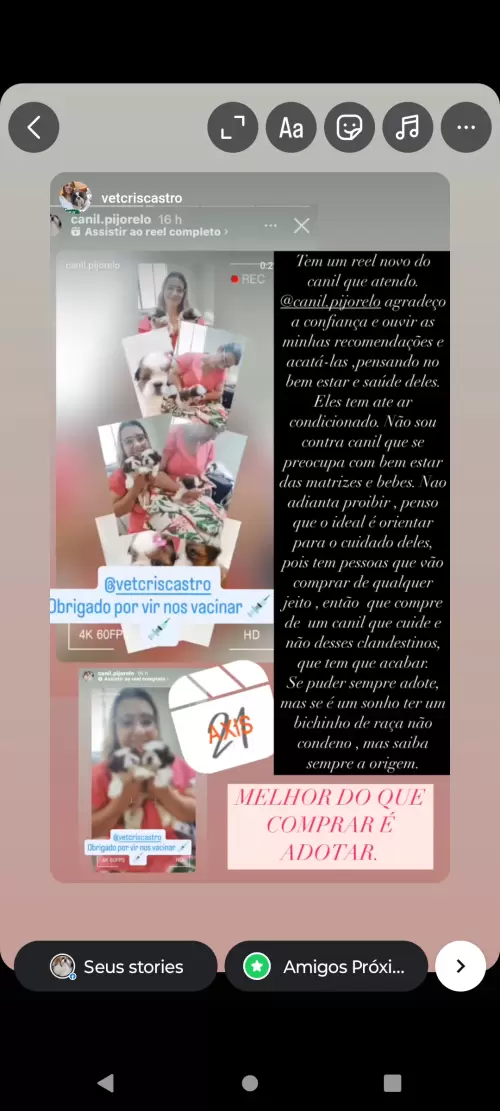Avaliações do Canil